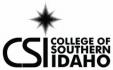 College of Southern Idaho Logo