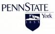 Pennsylvania State University-Penn State York Logo